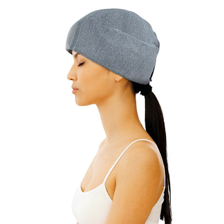 Migraine Relief Hat with Cooling Gel Packs